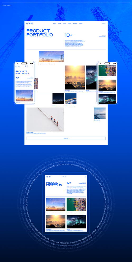 諾基亞官方網站UI設計與軟件開發 融合經典與創新的數字體驗